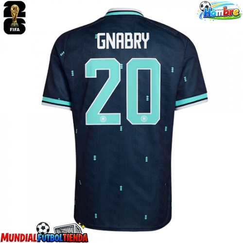 Camiseta Alemania Serge Gnabry #20 Segunda Equipación Replica Mundial 2026 mangas cortas